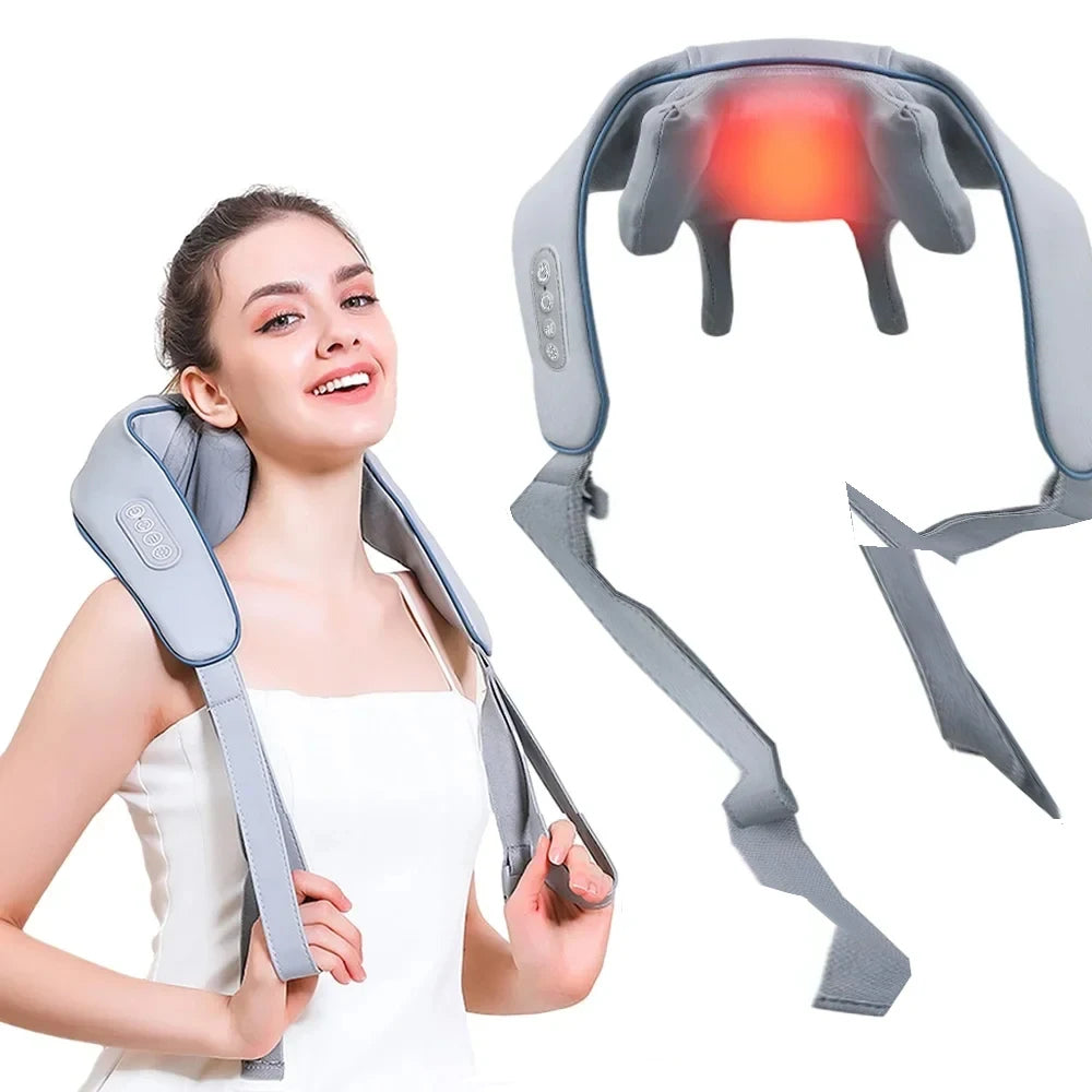 RelaxEase Wireless Neck & Back Massager