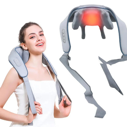 RelaxEase Wireless Neck & Back Massager