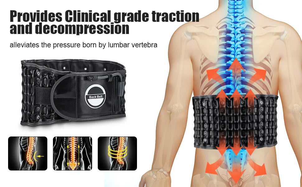 LumbaRelief Pro - Back Decompression & Pain Relief Belt