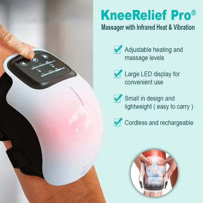 KneeRelief Pro® – Massager with Infrared Heat and Vibration