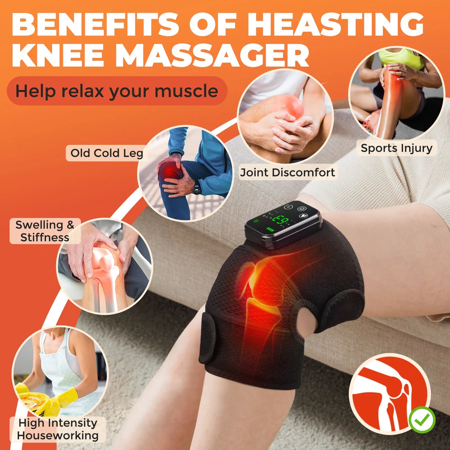 ThermaFlex Pro - Multifunctional Heating Massage Brace