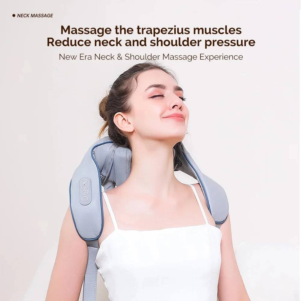 RelaxEase Wireless Neck & Back Massager