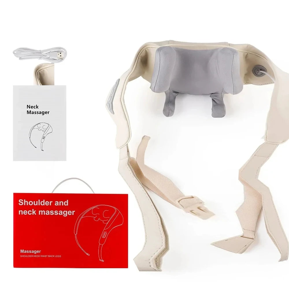 RelaxEase Wireless Neck & Back Massager